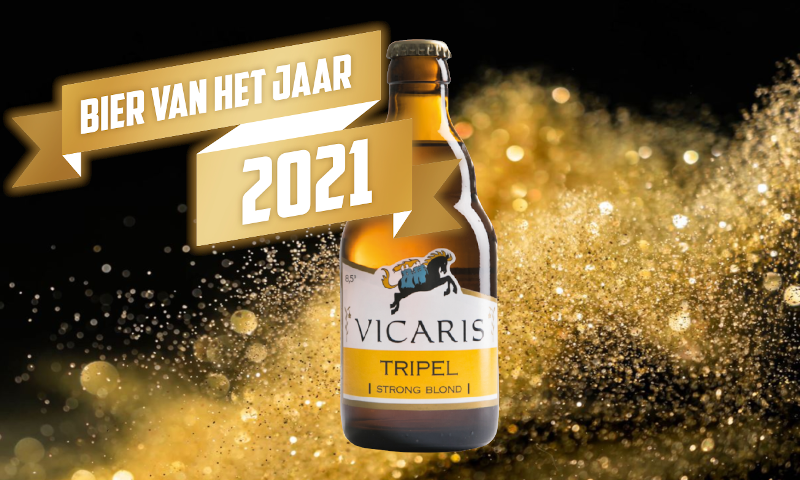 Mitra bier van het jaar 2021 Vicaris Tripel